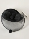 A handmade female floral feather accessory, Christmas gift, birthday, horse race, wedding, Christmas hat, church hat, Derby hat Specification image